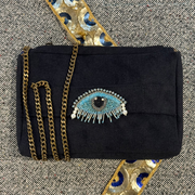 Black with Eye Embroidery